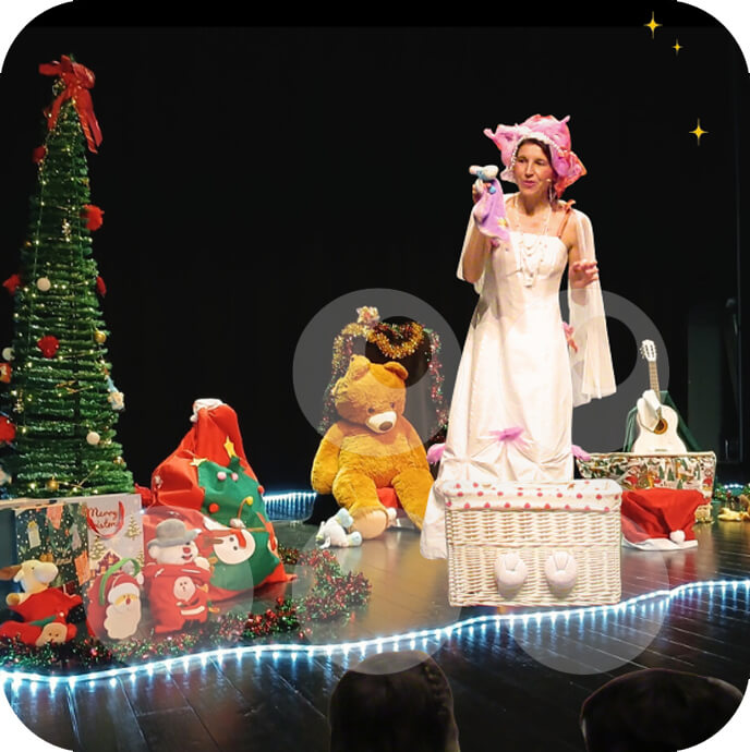Spectacle pour enfants La fée des doudous fête Noël – Théâtre interactif pour maternelles