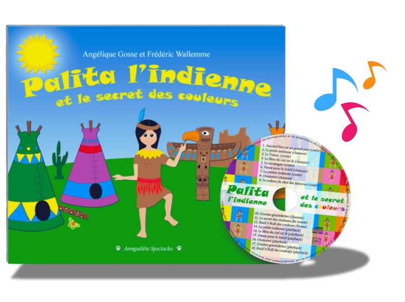 Livre CD du spectacle Palita l'indienne